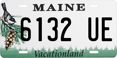 ME license plate 6132UE
