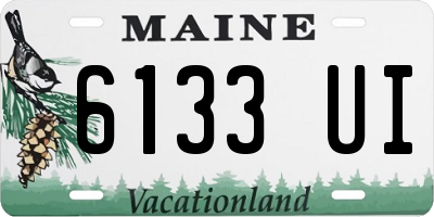 ME license plate 6133UI