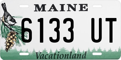 ME license plate 6133UT
