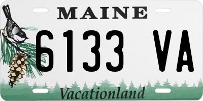 ME license plate 6133VA