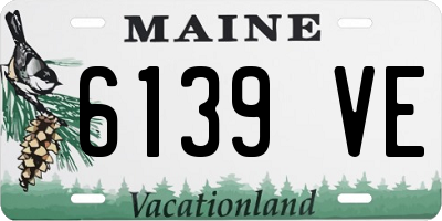 ME license plate 6139VE