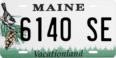 ME license plate 6140SE