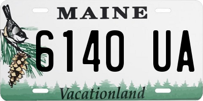 ME license plate 6140UA