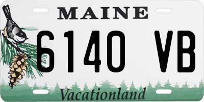 ME license plate 6140VB