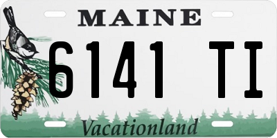 ME license plate 6141TI