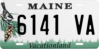 ME license plate 6141VA