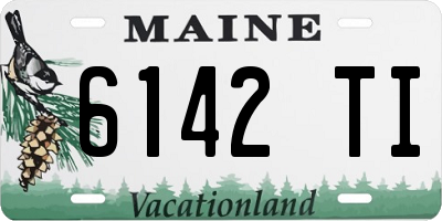 ME license plate 6142TI