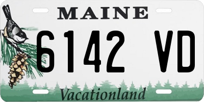 ME license plate 6142VD