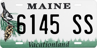 ME license plate 6145SS