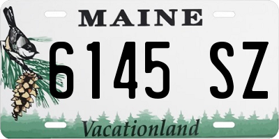 ME license plate 6145SZ