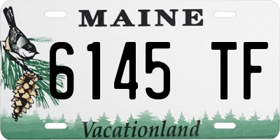 ME license plate 6145TF
