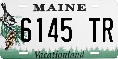 ME license plate 6145TR
