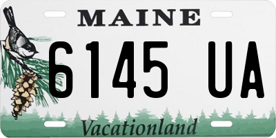 ME license plate 6145UA