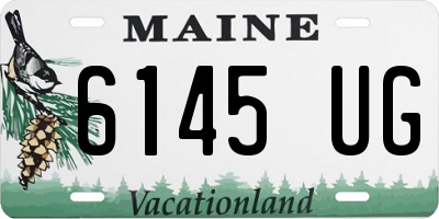 ME license plate 6145UG