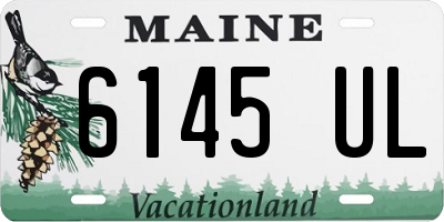 ME license plate 6145UL