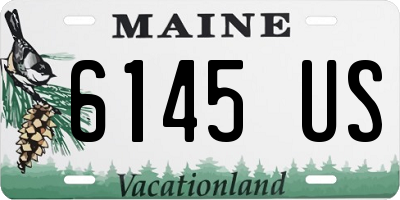 ME license plate 6145US