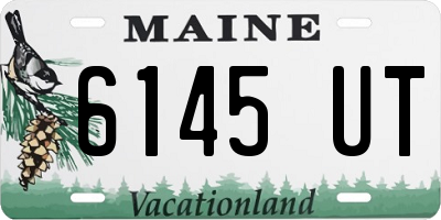 ME license plate 6145UT