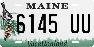 ME license plate 6145UU