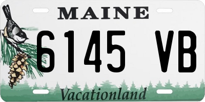 ME license plate 6145VB
