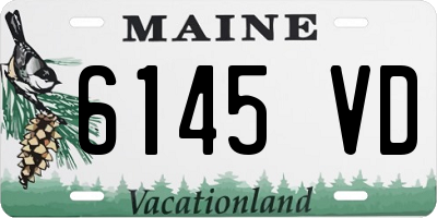 ME license plate 6145VD