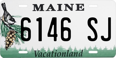 ME license plate 6146SJ