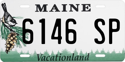 ME license plate 6146SP