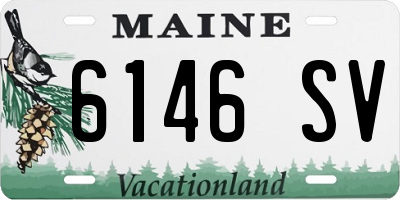 ME license plate 6146SV