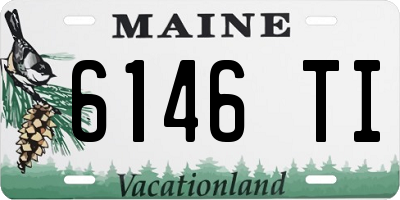 ME license plate 6146TI