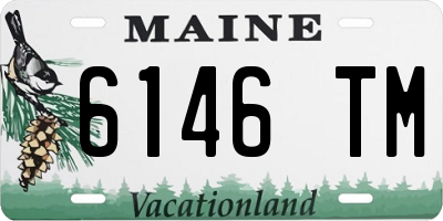 ME license plate 6146TM
