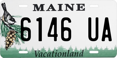 ME license plate 6146UA
