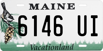 ME license plate 6146UI