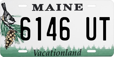 ME license plate 6146UT