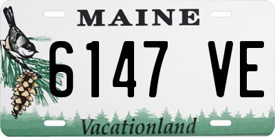 ME license plate 6147VE