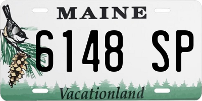 ME license plate 6148SP