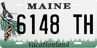 ME license plate 6148TH