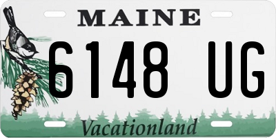 ME license plate 6148UG
