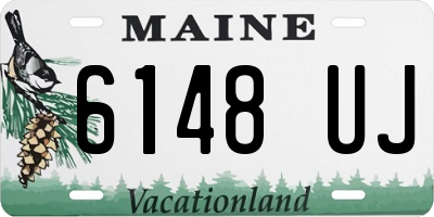 ME license plate 6148UJ