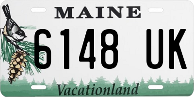 ME license plate 6148UK