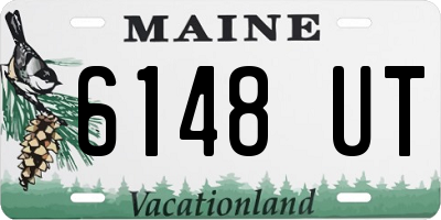 ME license plate 6148UT