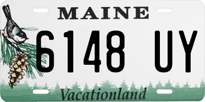 ME license plate 6148UY