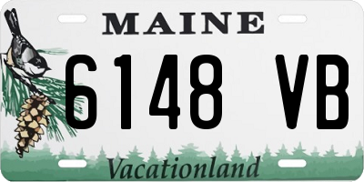 ME license plate 6148VB