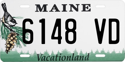 ME license plate 6148VD