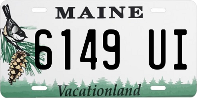 ME license plate 6149UI