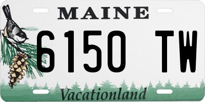 ME license plate 6150TW