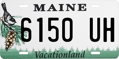 ME license plate 6150UH