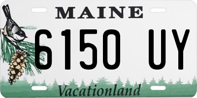 ME license plate 6150UY