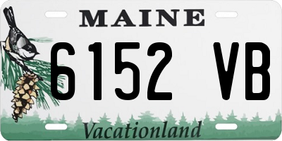 ME license plate 6152VB