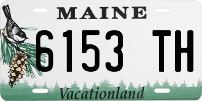 ME license plate 6153TH