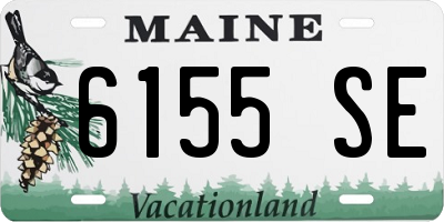 ME license plate 6155SE