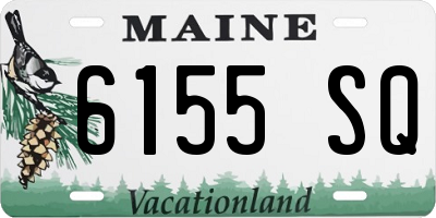 ME license plate 6155SQ